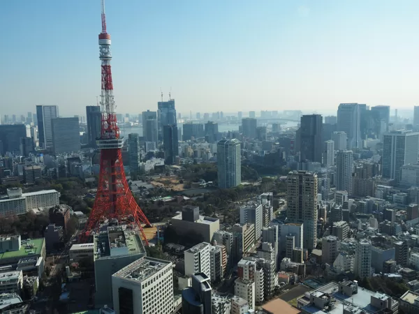 Vue depuis Azabudai tower 